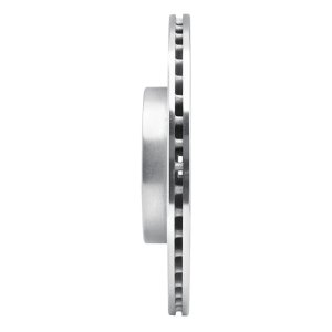 Mitsubishi I-MIEV Brake Rotor (1) - Front Right - R1 Concepts - Drilled & Slotted - Silver - `12-`17